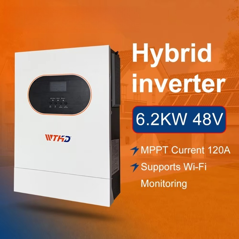 Hybrid Solar Inverter - 6.2KW Single Phase Off Grid Onduleur