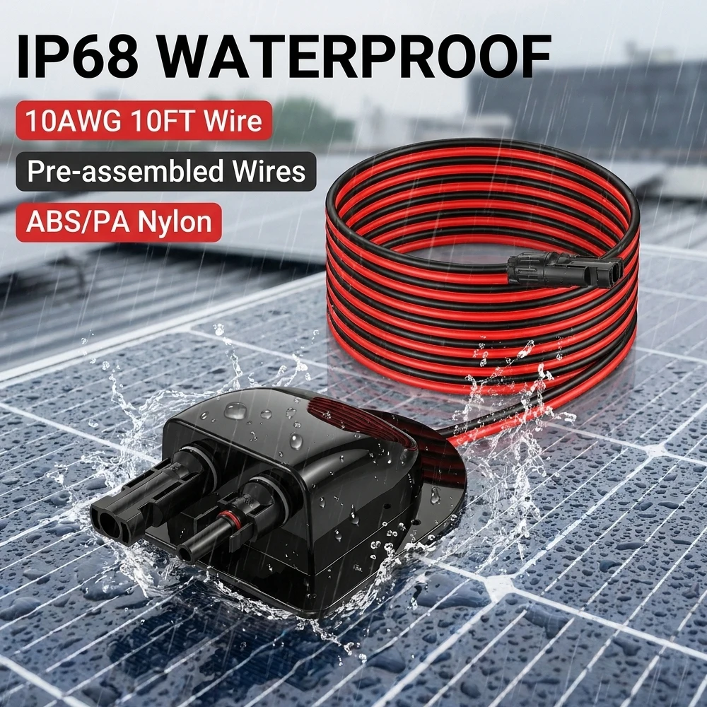 Cable Gland Waterproof - Solar Cable Entry Gland With 10AWG