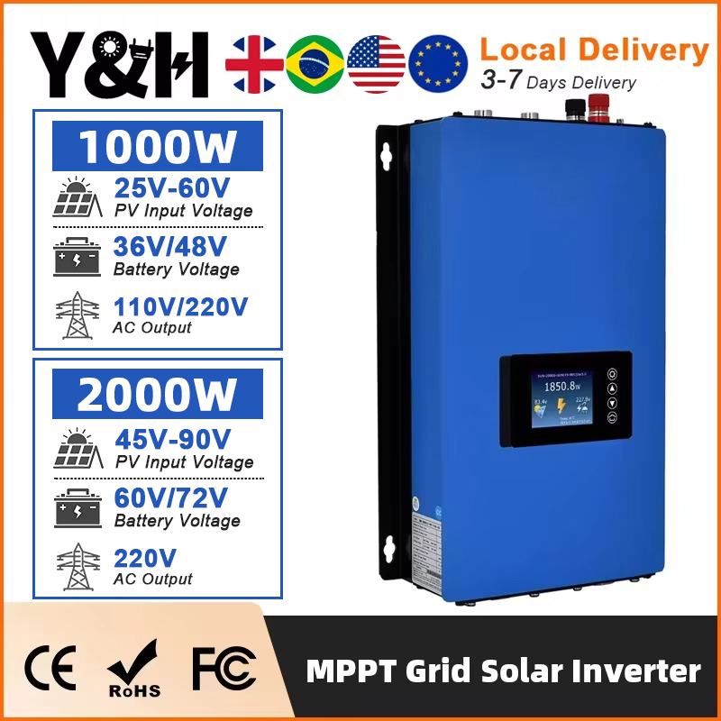 Flexible Solar Panel - [Local delivery]Y&H 1KW 2KW MPPT Grid