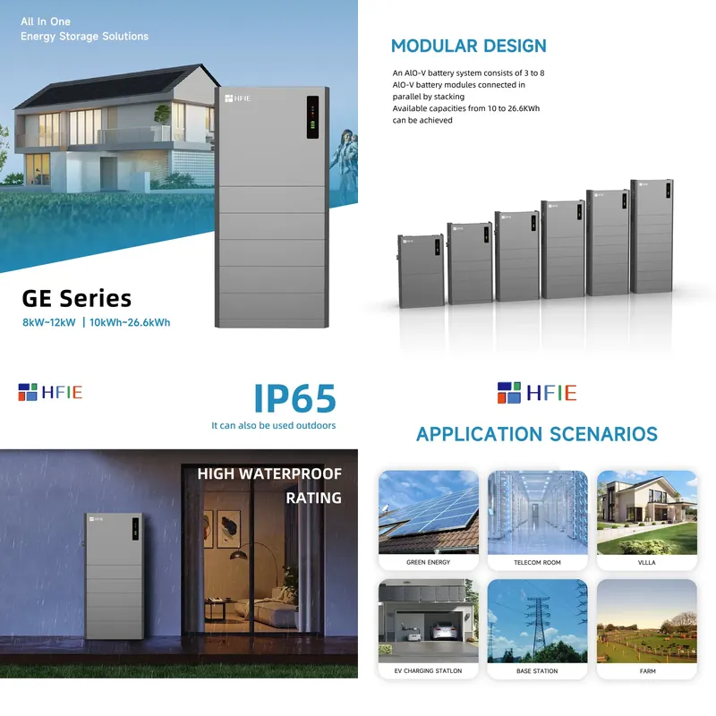 Hybrid Solar Inverter - HFIE High Voltage Stackable Battery System
