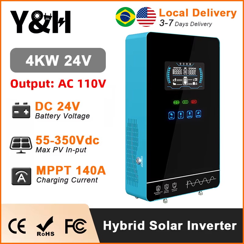 Y&H 4KW Hybrid Solar Inverter  - Flexible Solar Panel review and price