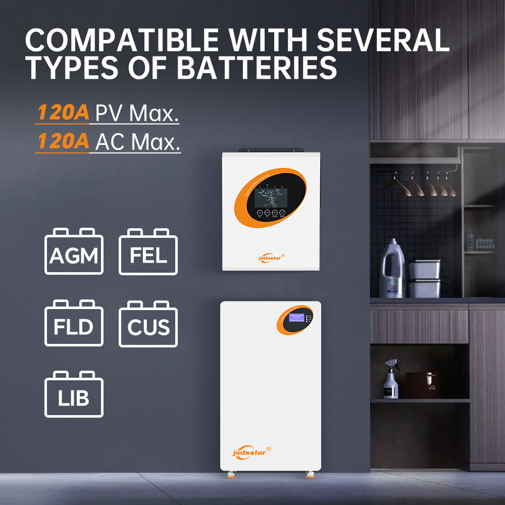 New jsdsolar 6.5KW 48V Hybrid  - Flexible Solar Panel review and price